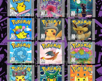 Pokemon Card TCG Inspired  - Gameboy Nintendo Switch / Switch 2 OR DS/3DS Cartridge Display Case Storage