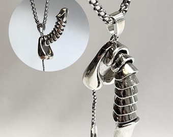 Penis Pendant Necklace, Stainless steel penis pendant necklace, Cock Jewelry, Necklace for Mens, Penis Jewelry, Gift for Her, Gift for Mens