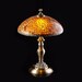 Classic Table Lamp Decorated With Mosaic of Natural Baltic Amber|luxury ...