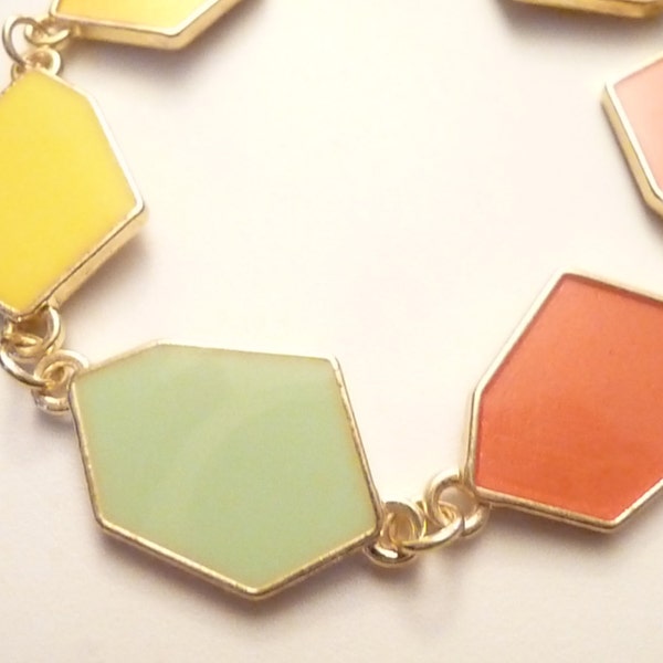 Geometric Charm Bracelet