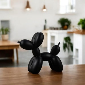 Balloon Dog Figurine Animal Sculpture Home Decoration Accessories for Living Room
