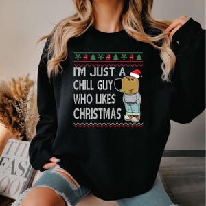 I'm Just A Chill Guy Shirt, TikTok Meme Shirt, Viral Dog Cartoon Shirt, Chill Guy Meme Gift, Boyfriend Gift Shirt, Funny Boyfriend Shirt