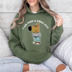 I'm Just A Chill Guy Shirt, TikTok Meme Shirt, Viral Dog Cartoon Shirt, Chill Guy Meme Gift, Boyfriend Gift Shirt, Funny Boyfriend Shirt