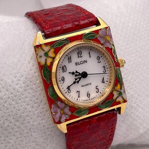 Floral Elgin Watch - Etsy display picture 1