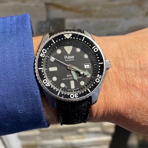Vintage 1980s Pulsar Diver Pulsar (by Seiko) Quartz Y112-6019