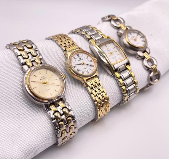 Vintage Ladies\' Watches All Running Anne Klein, Stauer, Seiko, Waltham Lot Of 4 Vintage Lot of 4 Working Ladies Quartz Wristwatches Anne  main image 4