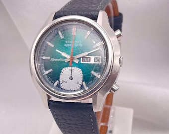 Vintage Seiko Chronograph Sport 200 Alarm Quartz Watch Mens 7T32
