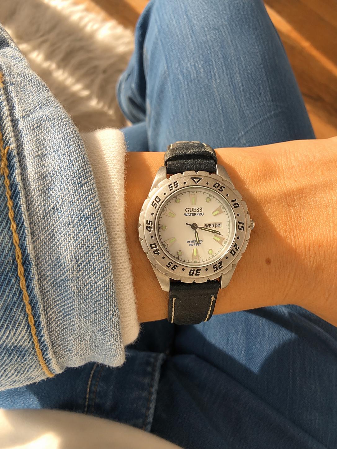 Vintage Guess Inc 1996 Japan Movt Gold Tone | eBay 【激レア/1996年 