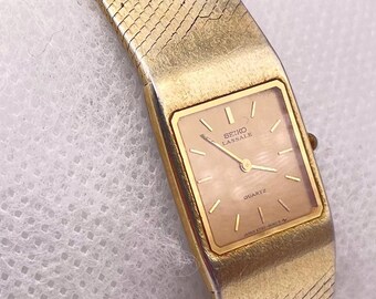 希少なヴィンテージ 1980年代 セイコー ラサール レディース 14石 超薄