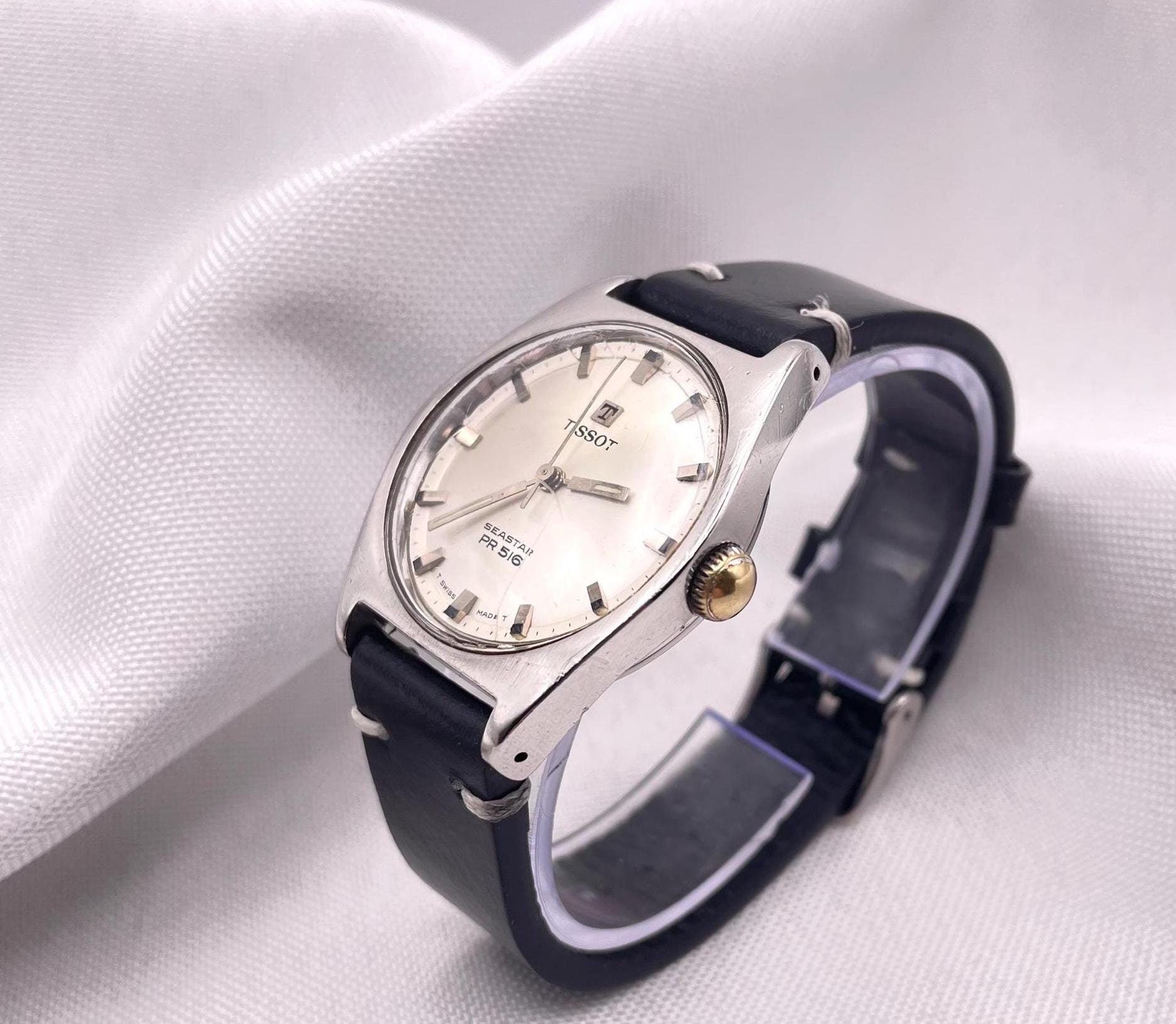 TISSOT SEASTAR 腕時計 ヴィンテージウォッチ ラグスポ SOLDOUT: 1960's Tissot Seastar Automatic PR516 Watch 35mm 44516