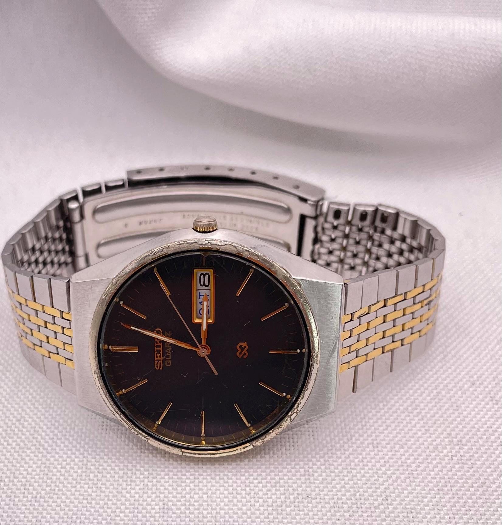 Vintage 1980s Seiko Quartz Watch, Two-tone Stainless Steel - Etsy