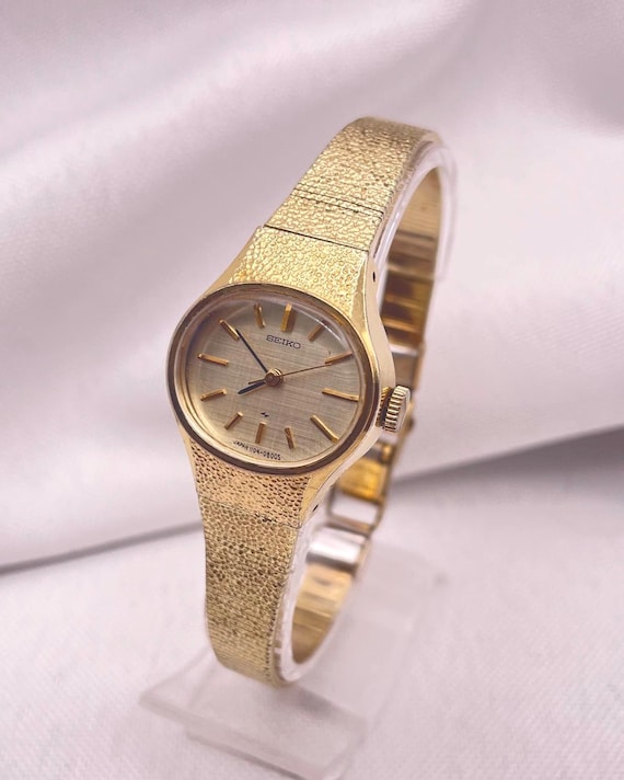 Reloj de pulsera SEIKO Dainty vintage de los años 70 para mujer