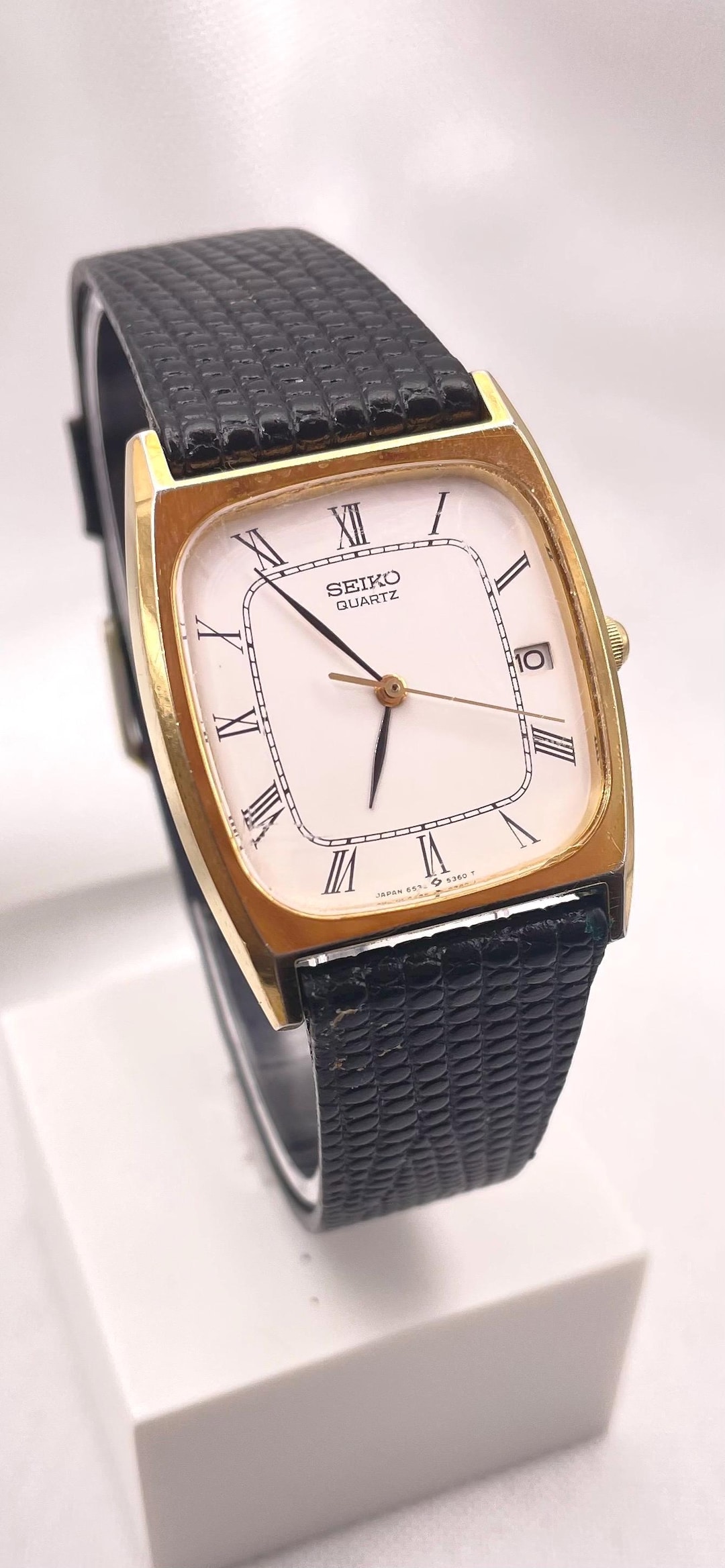 Authentic 1986 SEIKO Quartz Watch | Ref. 6532-5250 | Vintage Gold