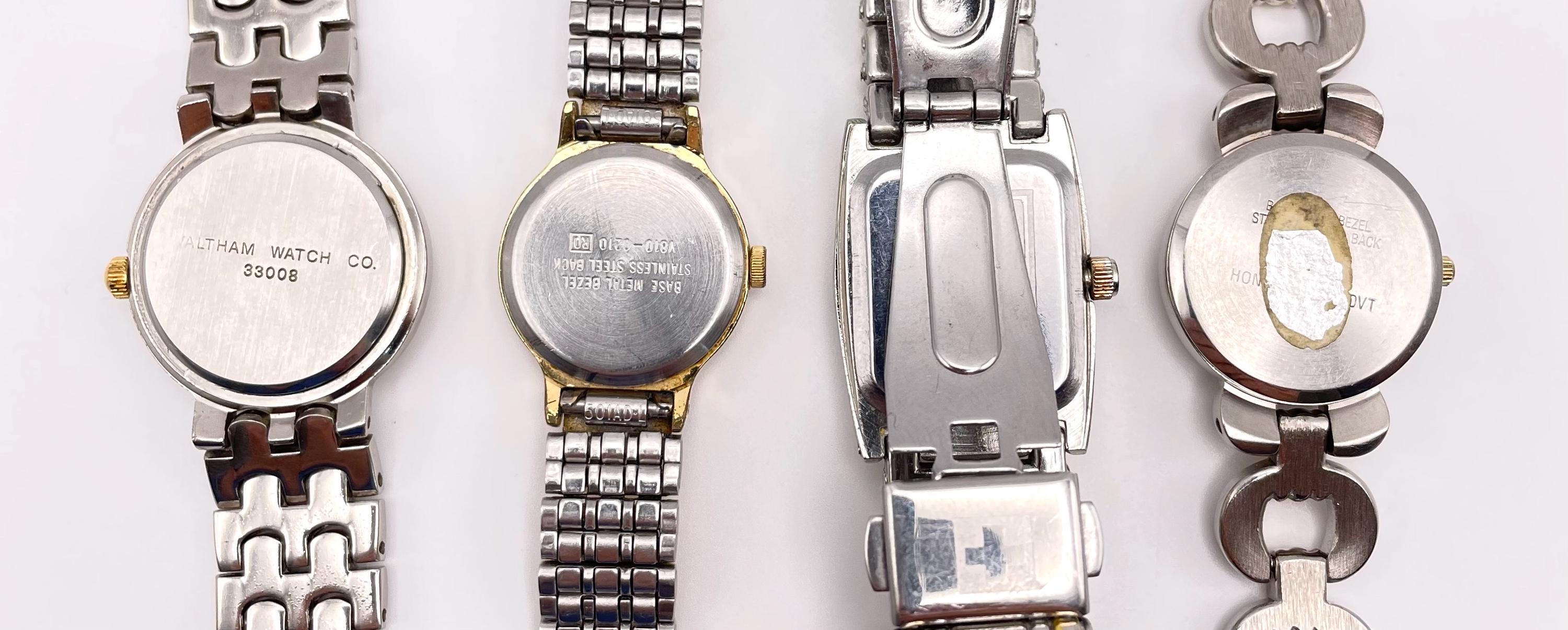 Vintage Lot of 4 Working Ladies Quartz Wristwatches Anne 