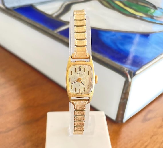 Raro reloj de pulsera SEIKO vintage de los años 50 para mujer, con