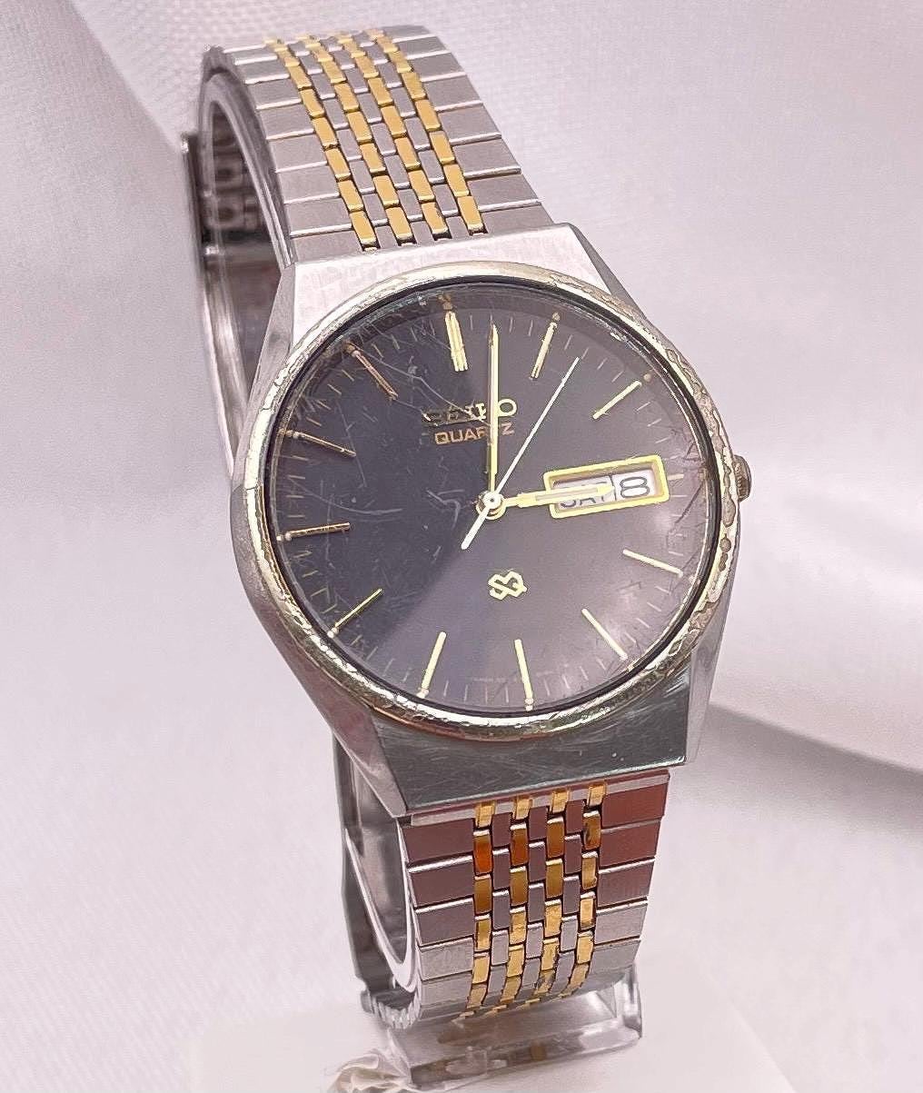 Vintage 1980s Seiko Quartz Watch, Two-tone Stainless Steel - Etsy