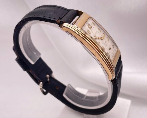 Amazing 1940s BENRUS  Doctors Rectangular Curvex … - image 5