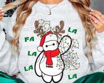 Baymax Fa La La La La PNG Descarga digital Uso comercial (DF170)