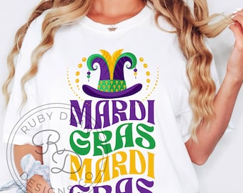 Sombrero Mardi Gras PNG * Laissez Les Bon Temps Rouler PNG * Mardi Gras PNG * Descarga digital Mardi Gras * Sublimación Mardi Gras (DF141)