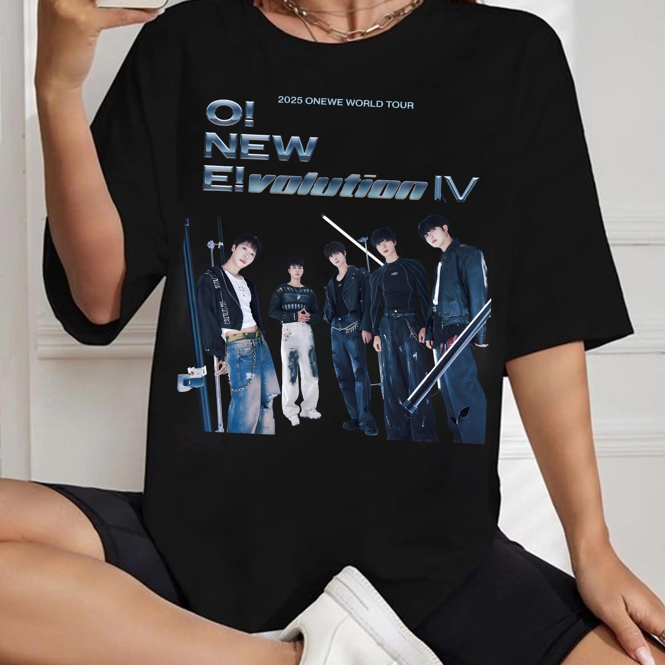 Onewe World Tour 2025 T-shirt, Onewe O! NEW Evolution IV
