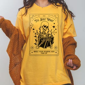 聴覚学Tシャツ、聴覚医師シャツ、AuD Grad Skeleton Tシャツ、ハロウィン聴覚学者トップ、耳鼻科医アパレル、聴覚学者へのギフト、ユニセックス
