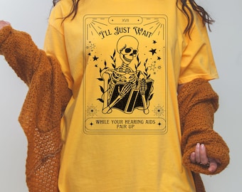 T-shirt audioloog Halloween, AuD Grad skelet-T-shirt