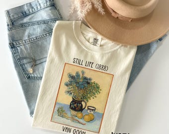 Van Gogh Stillleben T-Shirt, Kunstliebhaber Geschenk