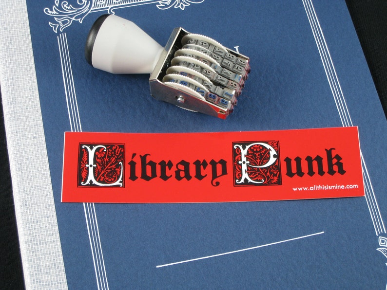 Library Punk sticker Free US shipping 画像 1