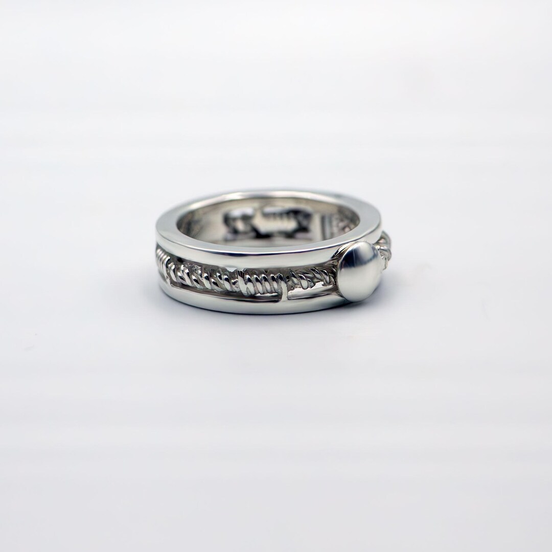 Ring Sterling Silver Twisted Rope - Etsy