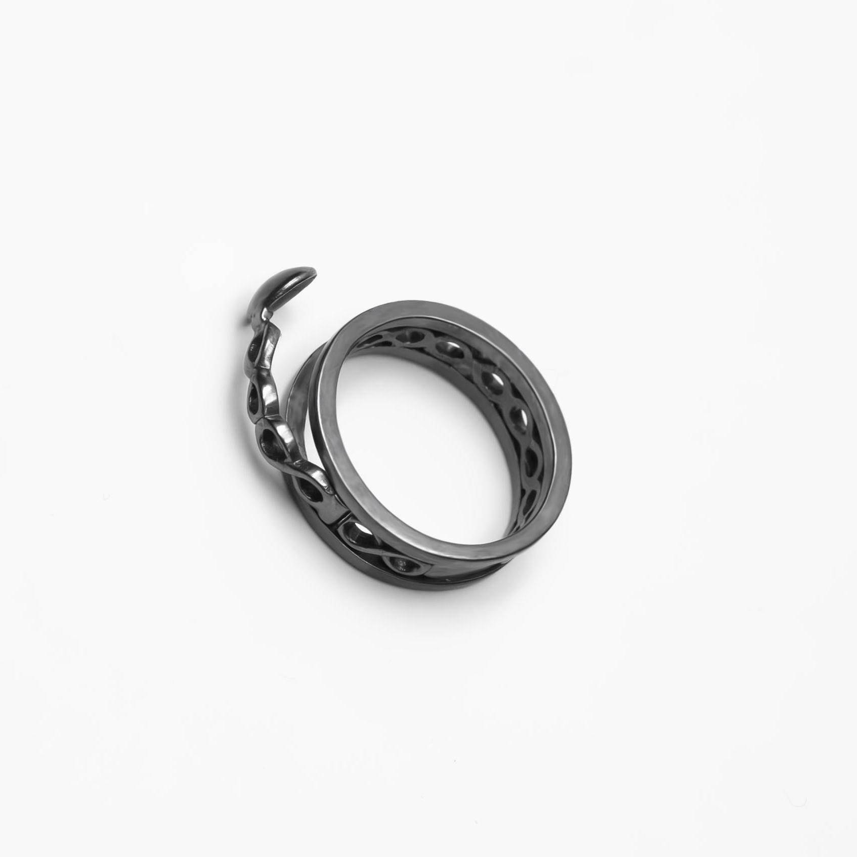 SILVER925 BLACK STONE DESIGN RING/シルバー Black Onyx Silver Ring, Black Stone Ring, Sterling Silver