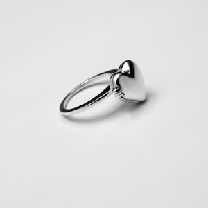 Sterling Silber Herz Ring mit versteckten Fach Gothic Medaillon Ring Geschenk
