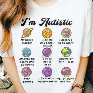 Autism Shirt, I’m Autistic Shirt Celebrating Neurodiversity, Perfect for Autism Awareness Month, Autism Acceptance Shirt