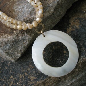 Mother of Pearl Shell Necklace