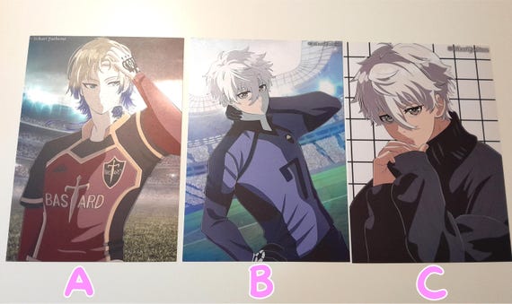 Print A4 Blue Lock / Nagi & Kaiser Pearlescent Paper - Etsy