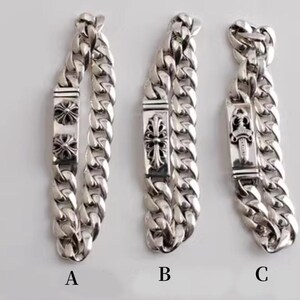 Chain bracelet silver chrome hearts - Etsy 日本 Chain bracelet silver chrome hearts - Etsy 日本