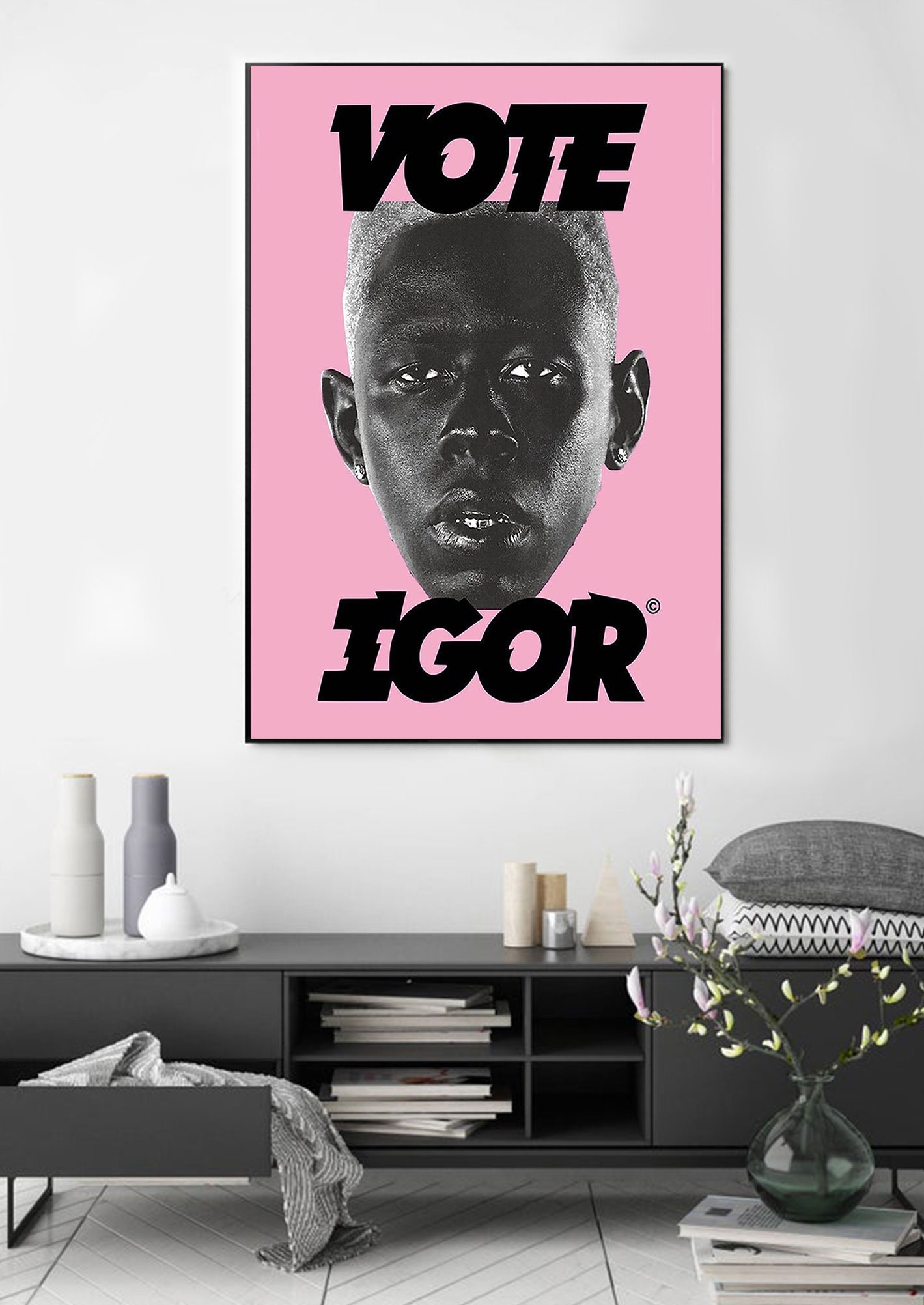 Vote Igor! Canvas Poster – Poster Monster