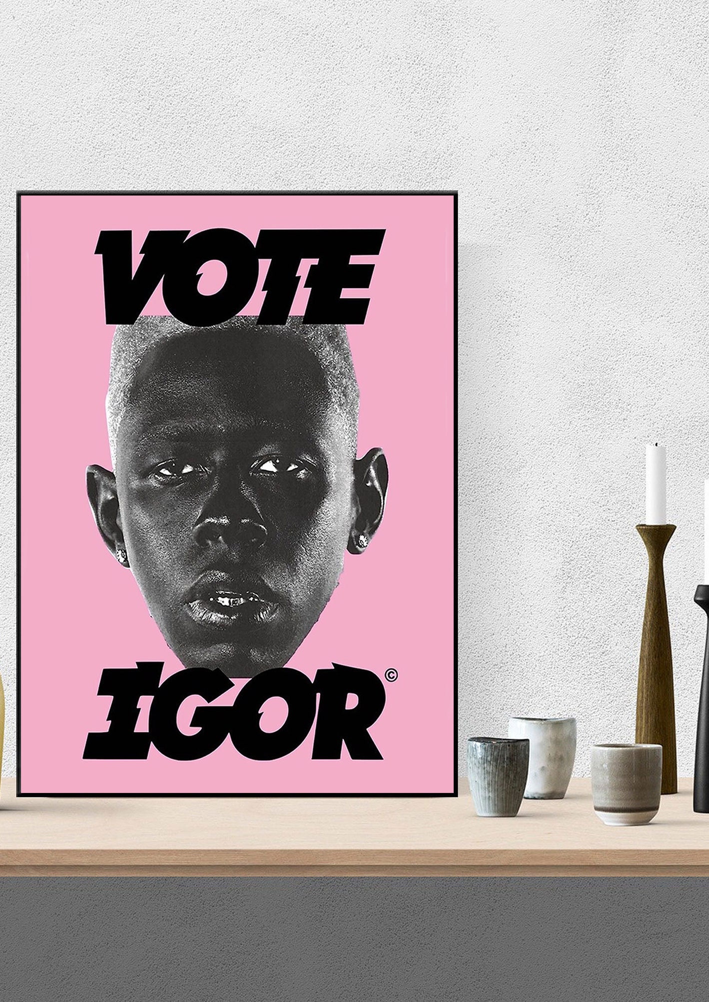 Vote Igor Poster, Tyler the Creator IGOR Illustrated Poster sold by ChaZhan  | SKU 38622866 | Printerval