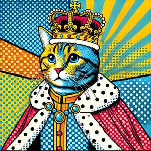 Renaissance Royalty, Personalized Pet Portrait from Photo, AI Art, Pet Comic, Tailored Design, Animal 3D Cartoon, Watercolor, Impressionist