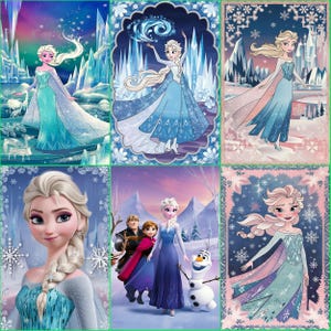 Tappeto per bambini a tema Elsa - Tappeto per la cameretta delle principesse di Frozen, morbido e lavabile, regalo perfetto per bambine, tappeti per la regina, tappeti per la cameretta dei bambini, tappeti per la sala giochi immagine 2