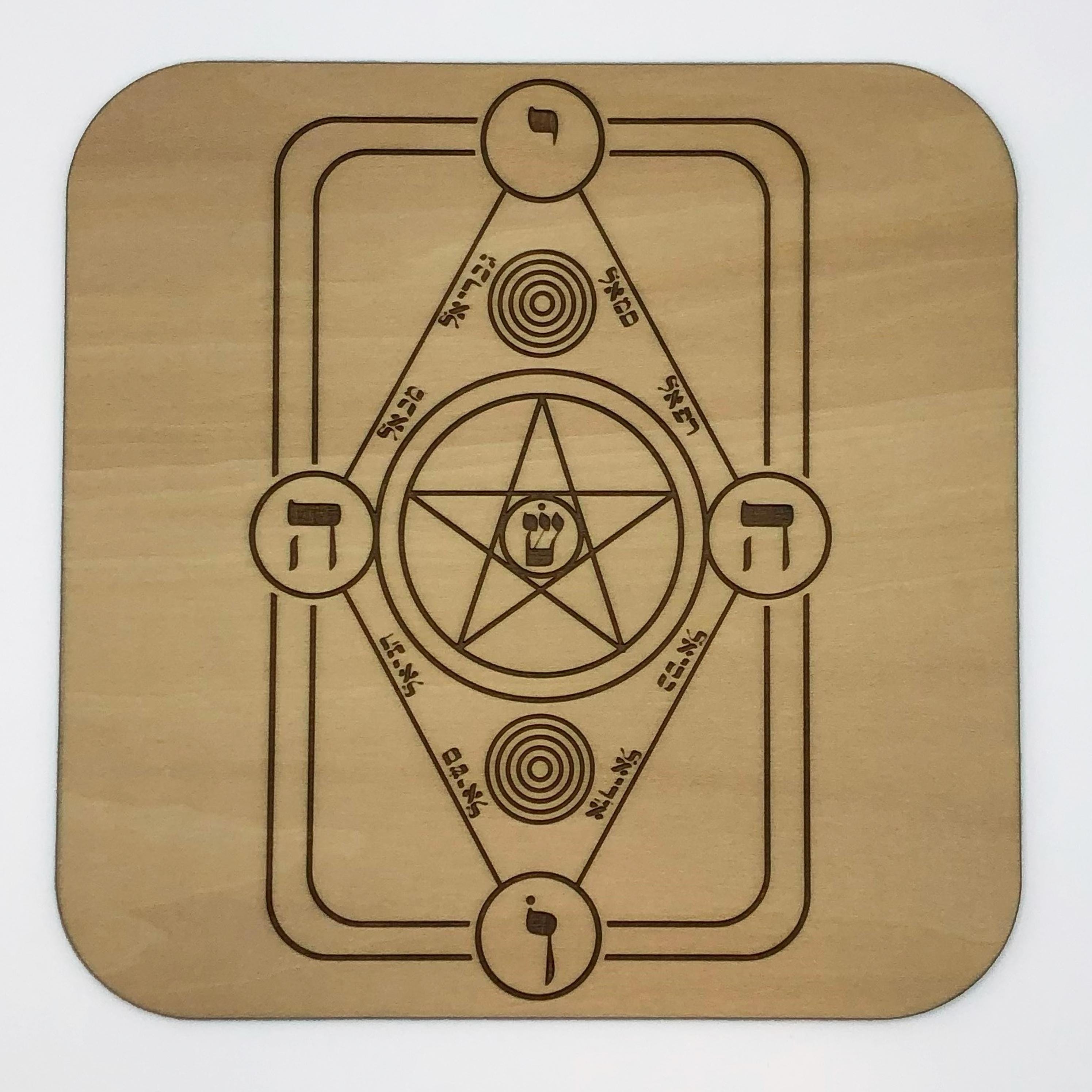 Radionic Scale Plate Magic Shield (escudo Mágico) Radiesthesia Board (radionic Chart) - 1/8 ...