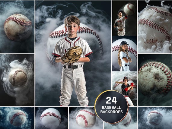 Smoky Baseball Background Sports Photography Senior Banner Background Senior Night Baseball Poster Background Baseball Player Poster Photos
