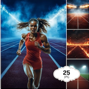 Affiche d'athlétisme, fond de feu, carte de joueur de sport, course à pied, toile de fond de sport, bannière Photoshop, affiche de nuit pour seniors, bannière d'athlète, personnalisée