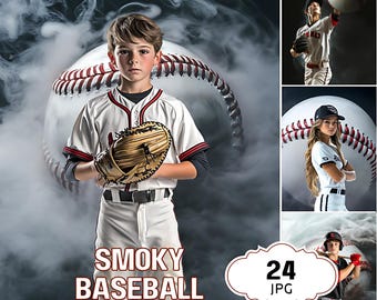 Fondo de béisbol ahumado Fotografía deportiva Fondo de pancarta para personas mayores Fondo de póster de béisbol de noche para personas mayores Fotos de póster de jugador de béisbol