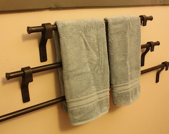 Forged Iron Towel Bar. Choose From 18", 24", or 36".