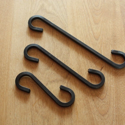 Iron S Hooks and Extenders Decorative Etsy