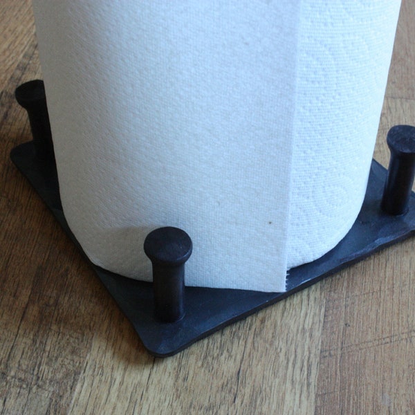 Hand Forged Paper Towel Holder.