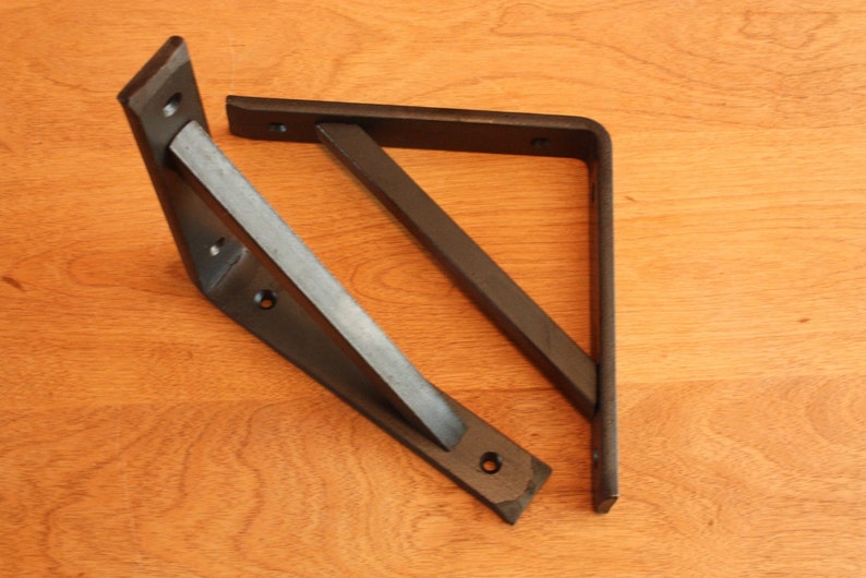 Forged Iron Shelf Brackets image 1