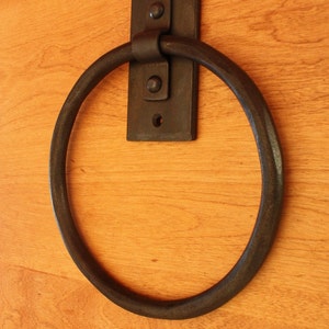 Forged Iron Hand Towel Ring image 4