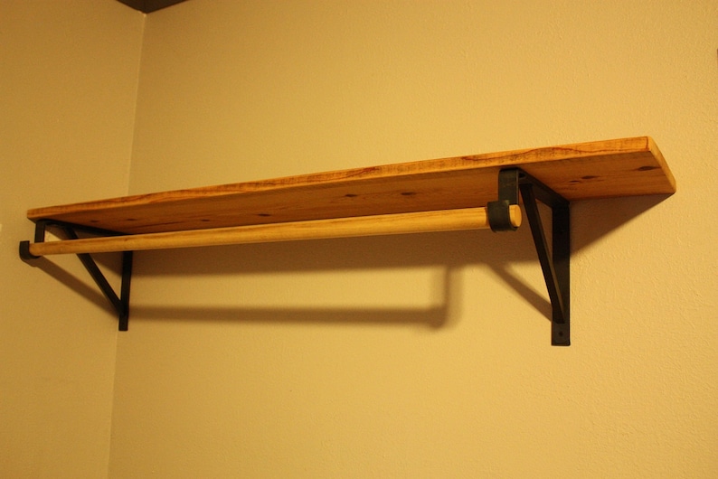 Forged Closet Rod Support Brackets Image 0