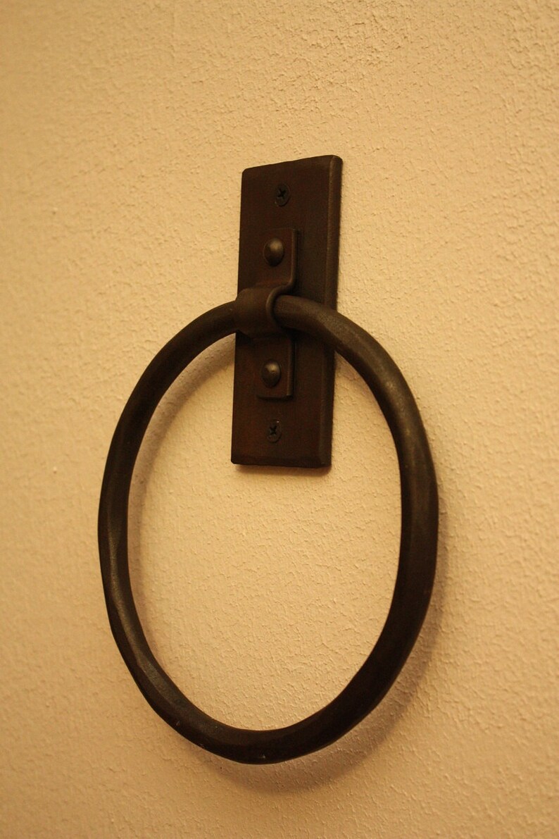 Forged Iron Hand Towel Ring image 3